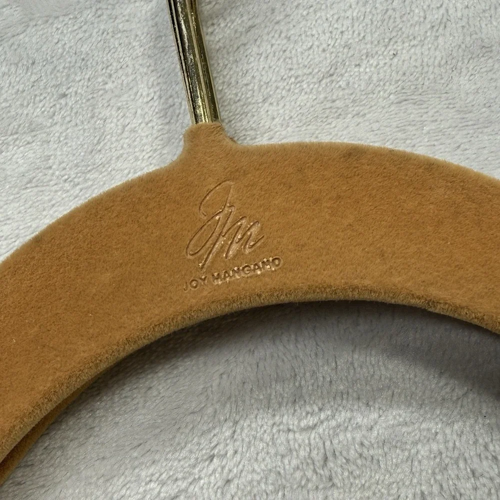 Lot‎ 57 Joy Mangano Velvet Clothes Hangers Mixed Colors Gold Hooks